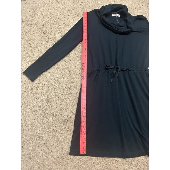 New Lou & Grey x LOFT size M Dress Sweatshirt Cowl Neck Cozy DARK GREEN NWT G25 - Picture 8 of 10